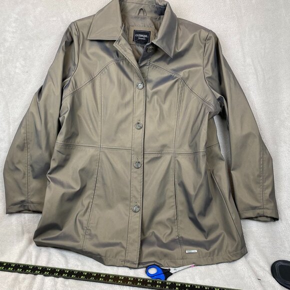 Outbrook Women's Jacket XL Taupe 1X Button-Front - Picture 2 of 6